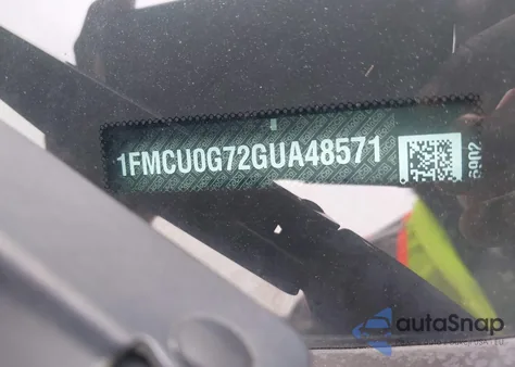 2016 Ford Escape Se from USA, damaged, VIN 1FMCU0G72GUA48571